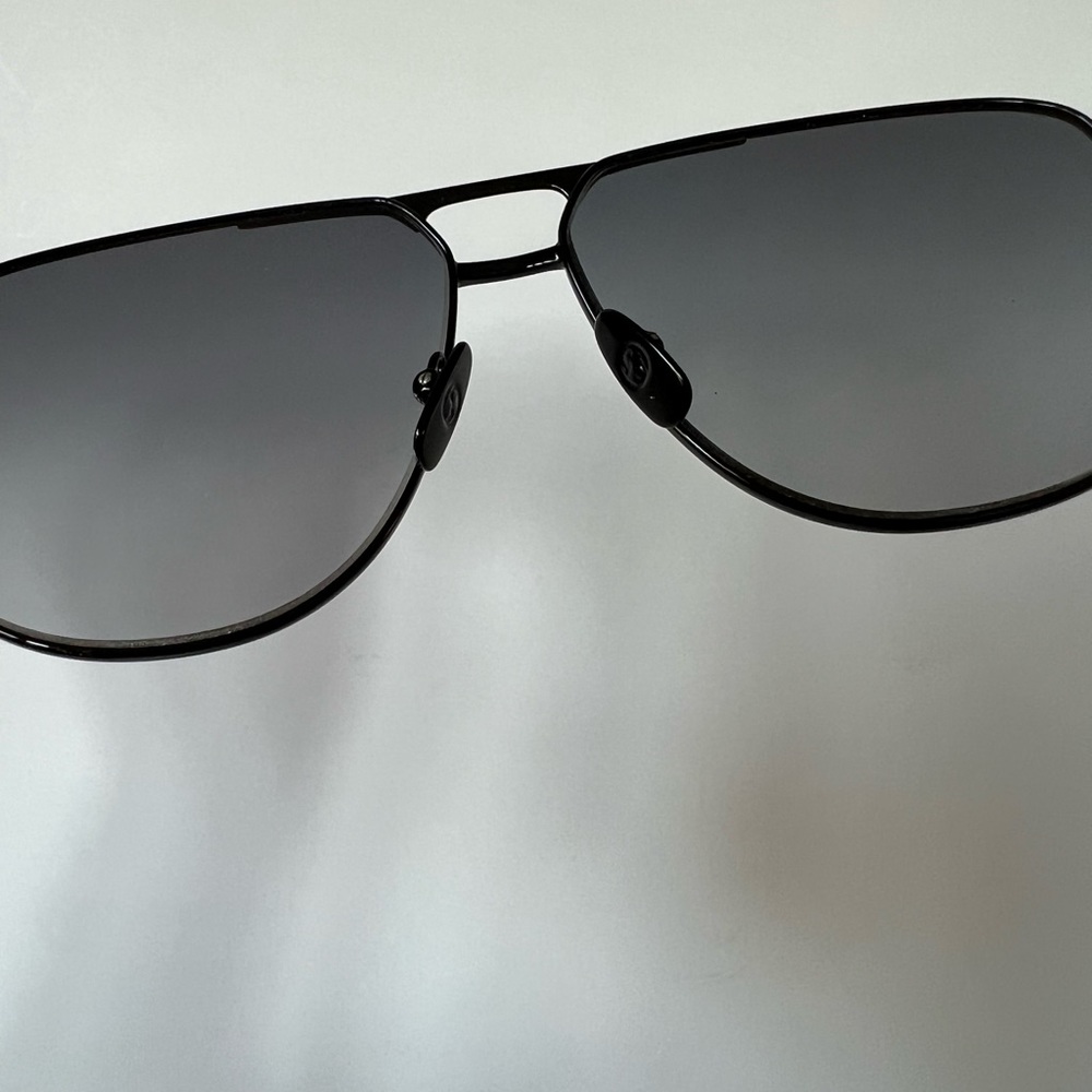 Gucci black aviator sunglasses unisex - Picture 7 of 10